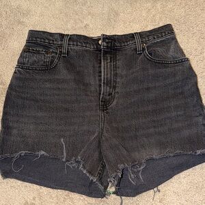 Abercrombie & Fitch Dark Gray Jean Shorts